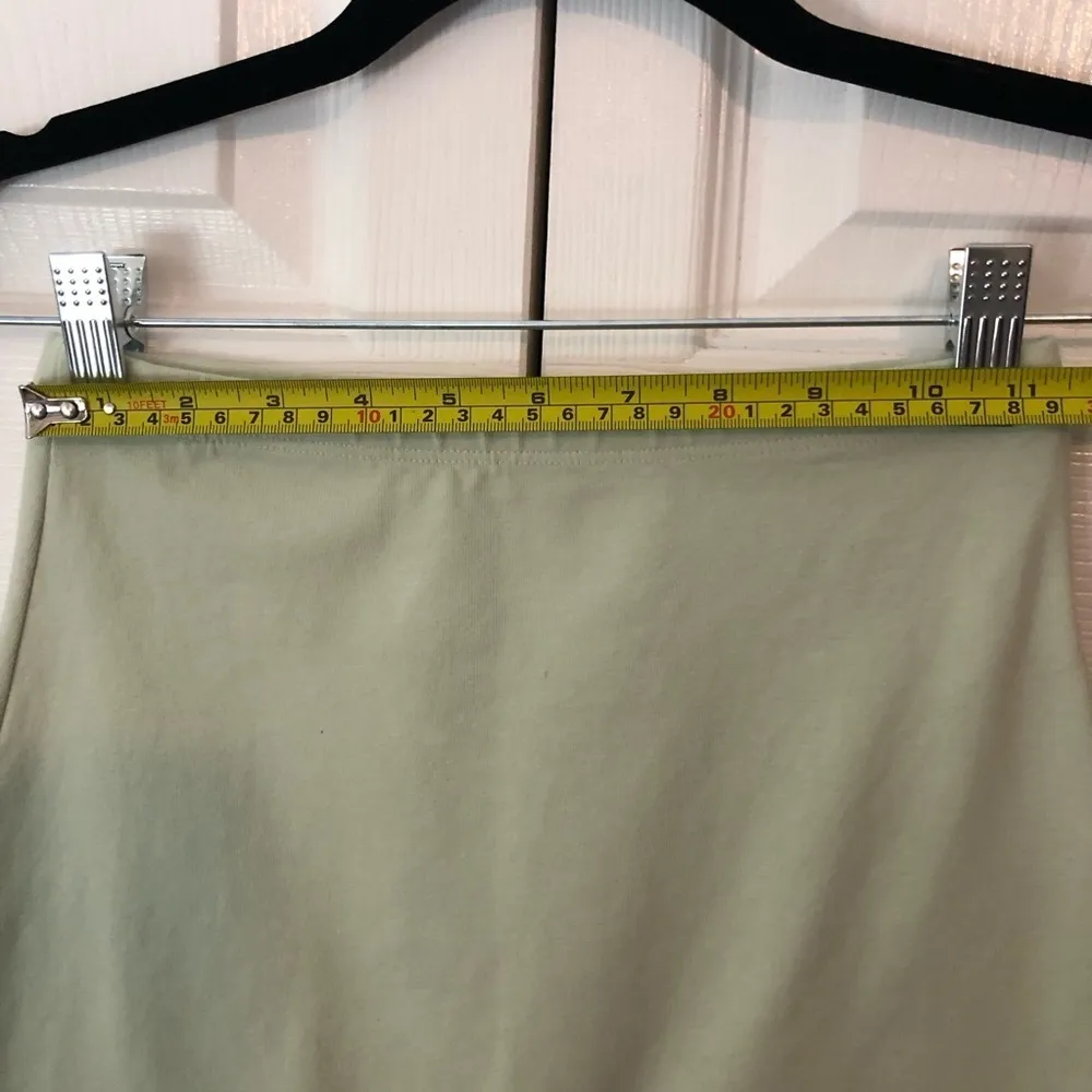 Brandy Melville John Galt Light Green Bike Shorts OS - Image 5