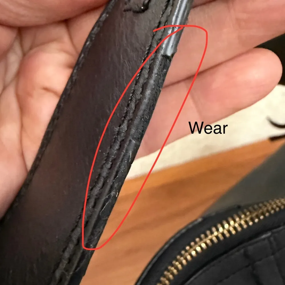 Vintage Y2K COACH F11838 Black Soft Pebbled Leather Hobo Shoulder Bag - Image 16