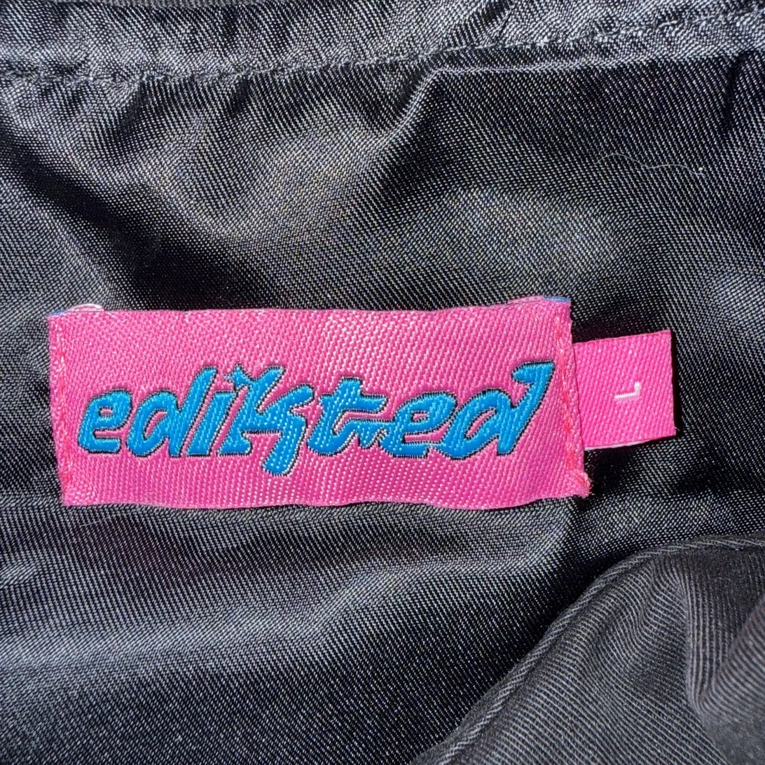 Edikted Jacket Moto Wild Speed Patch Size L Black White - Image 2