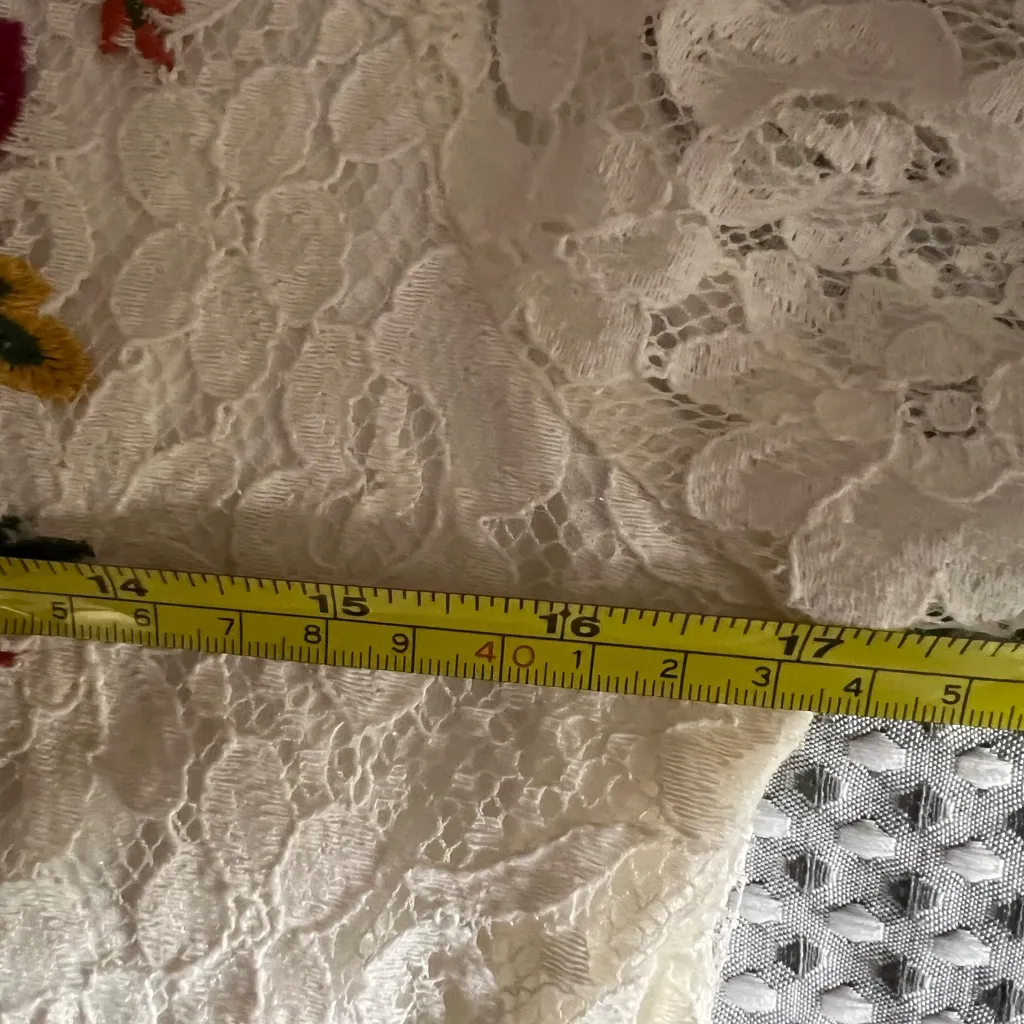 Flying Tomato Lace Dress with Floral Embroidery Size M - Image 7