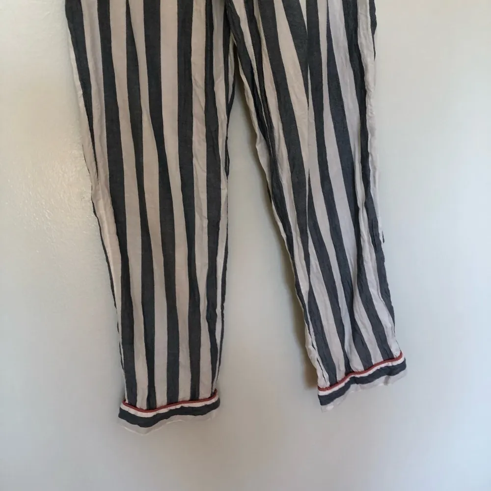 Madewell Bedtime Pajama Pants in Oxford Stripe Cotton XXS - Image 2