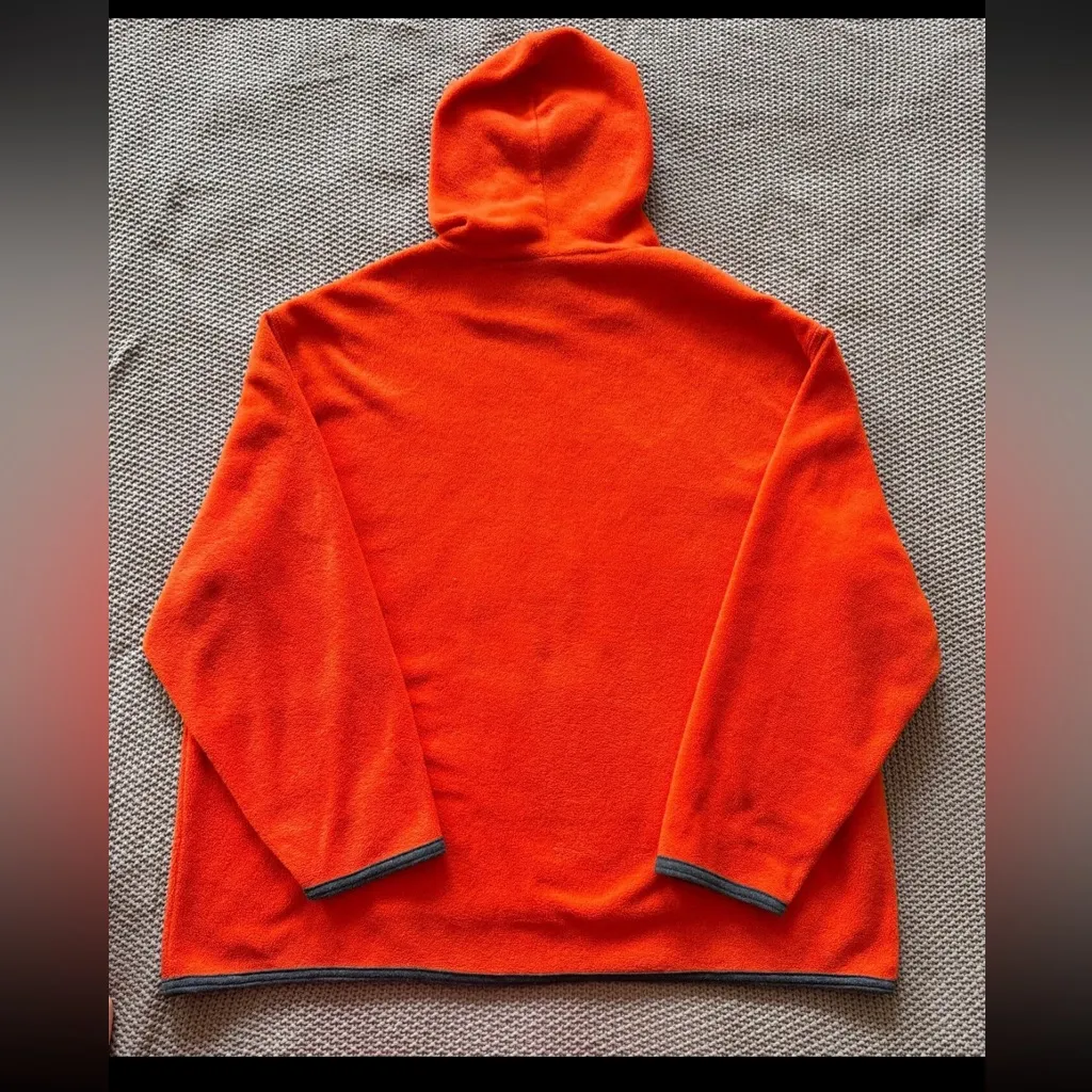 Winnie The Pooh Disney fleece sweatshirt hoodie orange‎ Size XLarge - Image 8