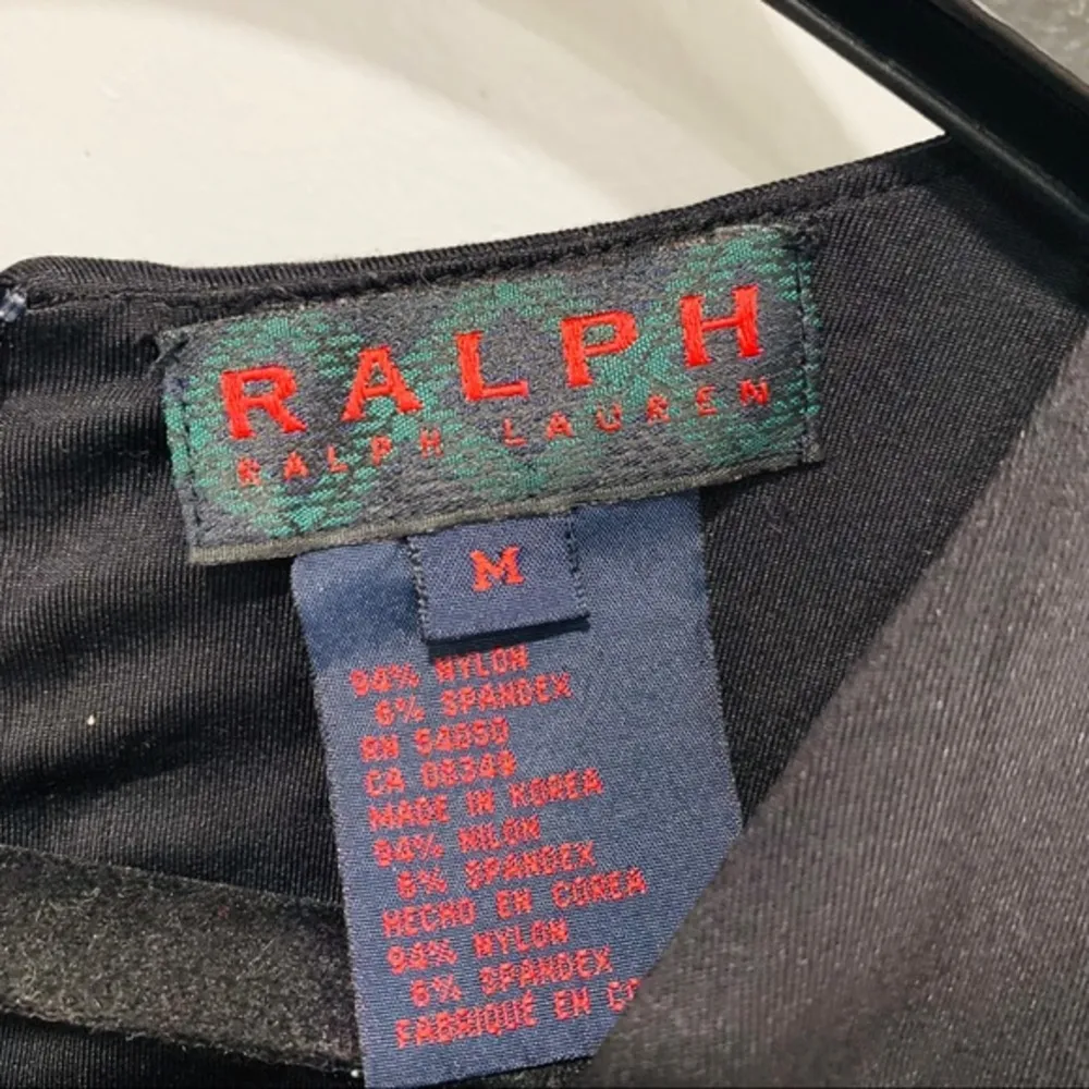 Ralph Lauren  Black Mesh Mini Dress - Image 3