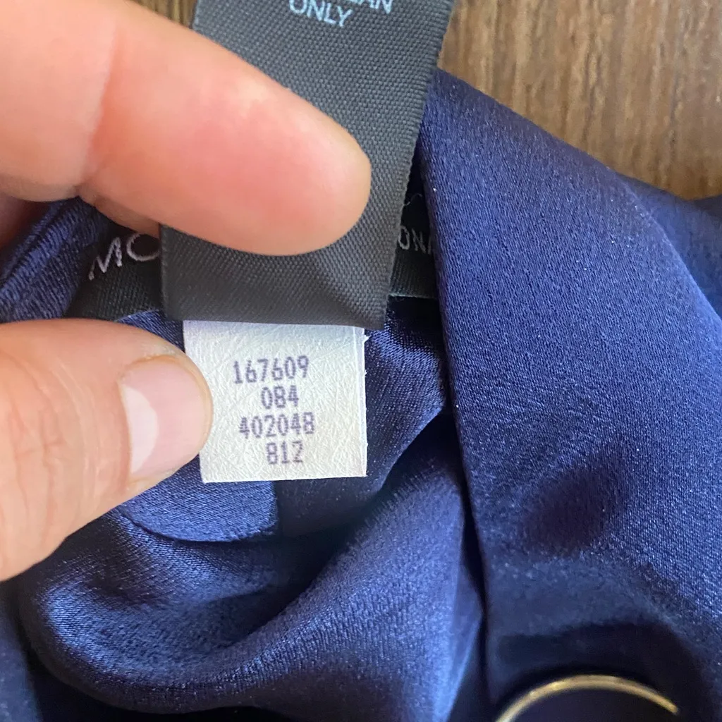 Moda International Navy Blue Dress Black Size 4 - Image 3