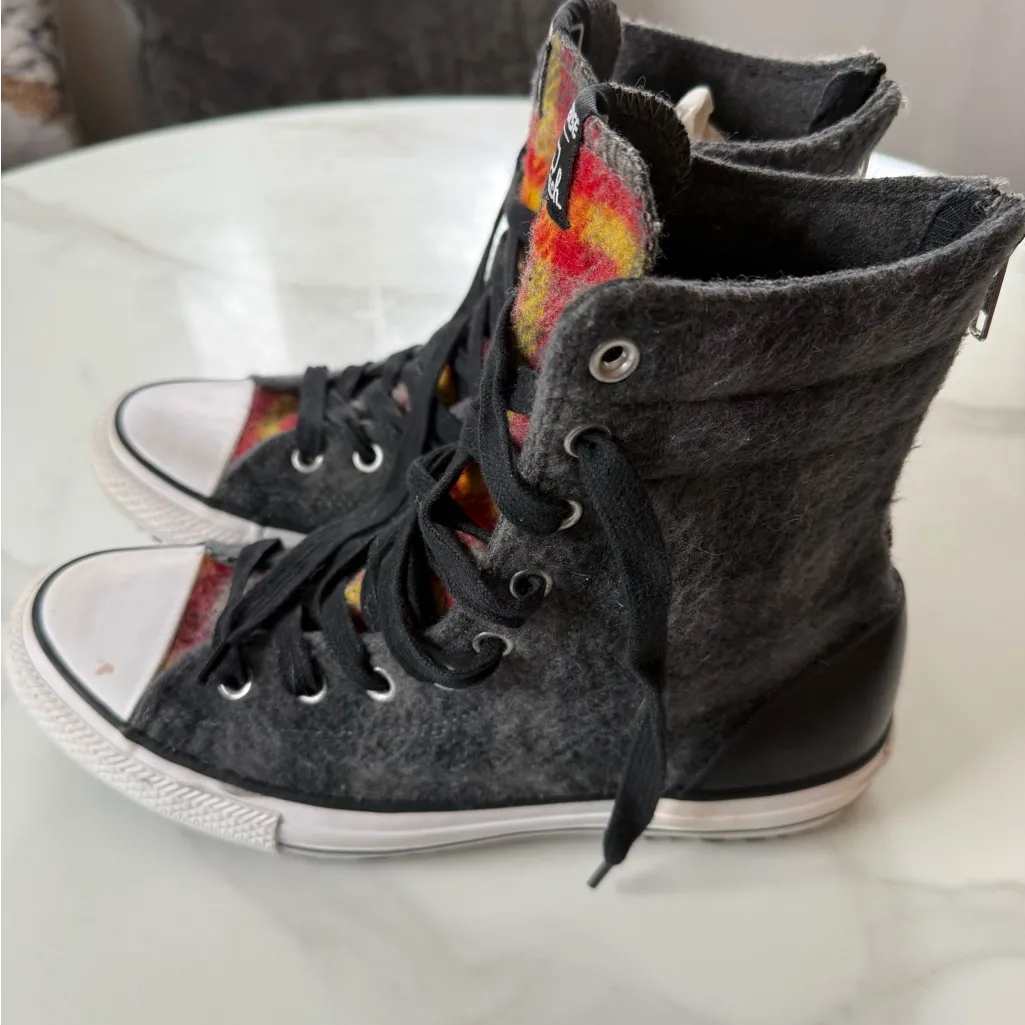 Converse Women's Multicolor High-Top Sneakers - Image 4