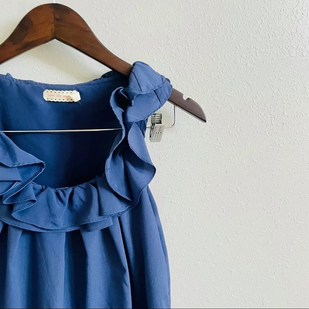 Pins & Needles Blue Ruffle Sleeveless Tunic - Image 4