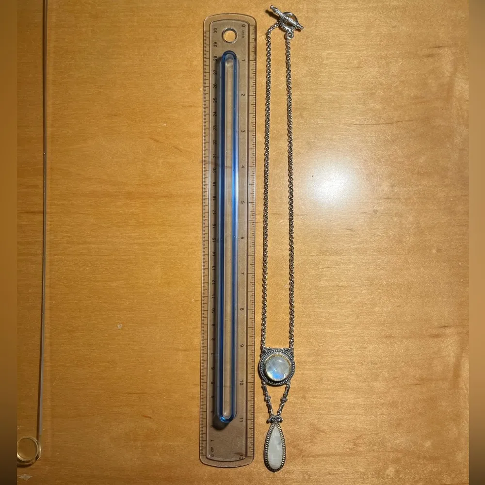 Konstantino Labradorite 18K Yellow Gold & Sterling Silver Drop Pendant Necklace - Image 15