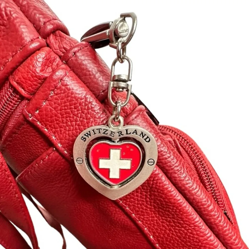 Switzerland Red‎ Shoulder Bag Red - Image 6