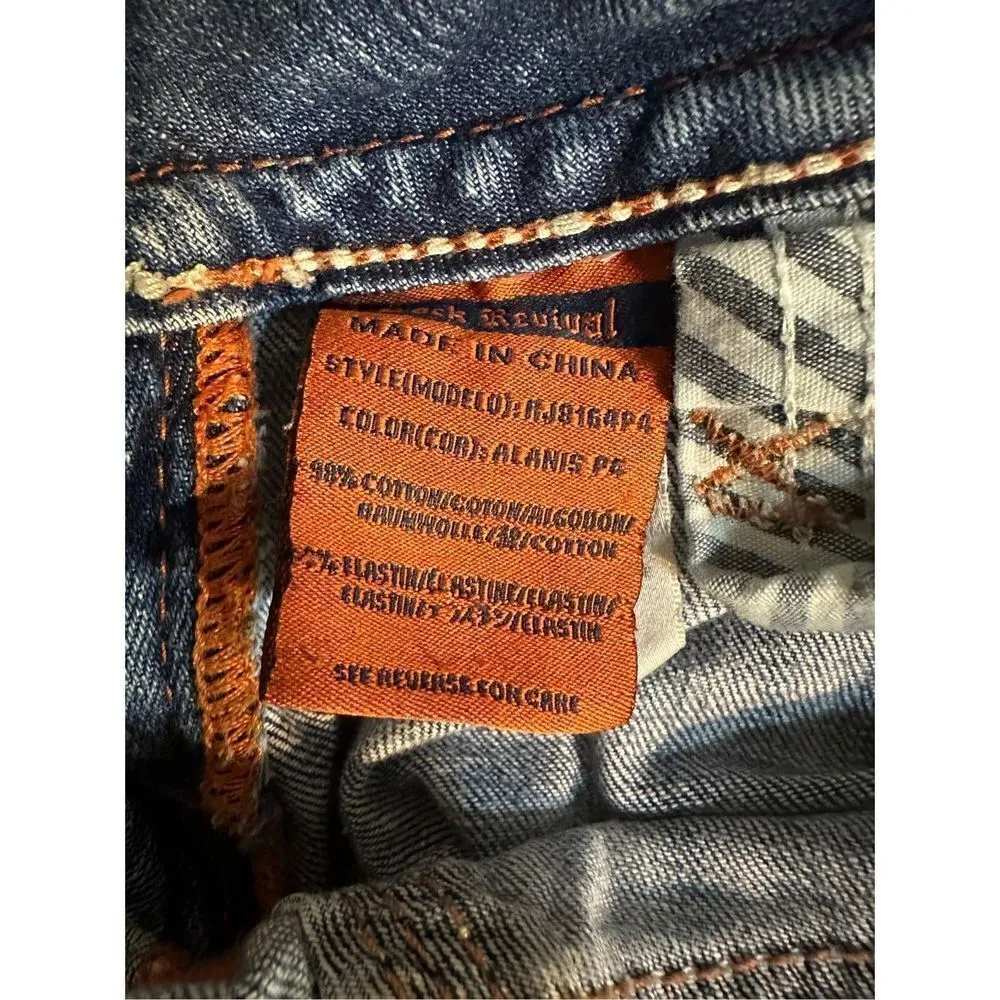 Rock Revival Jeans Size 27 Capri Alanis Inseam 23 Inches - Image 14