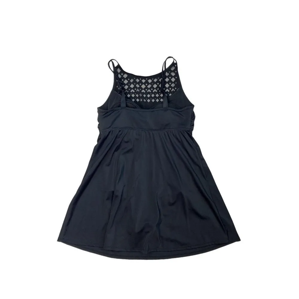 New Swimsuits For All One Piece Swimsuit Plus 16 Diamond Cut Out Swim Modesty Black - Image 3