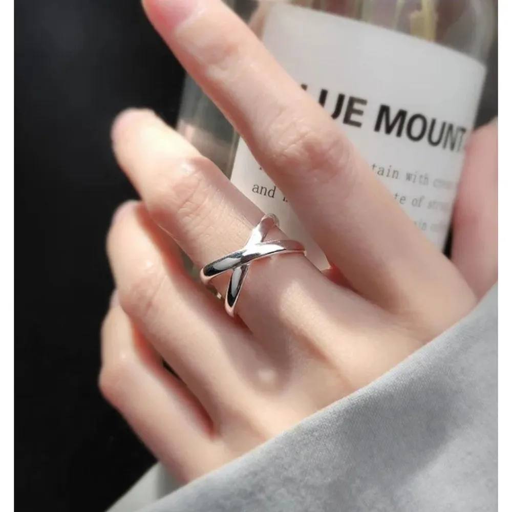 NEW Solid Unisex 925 Sterling Silver Cross Ring, Adjustable‎ - Image 9