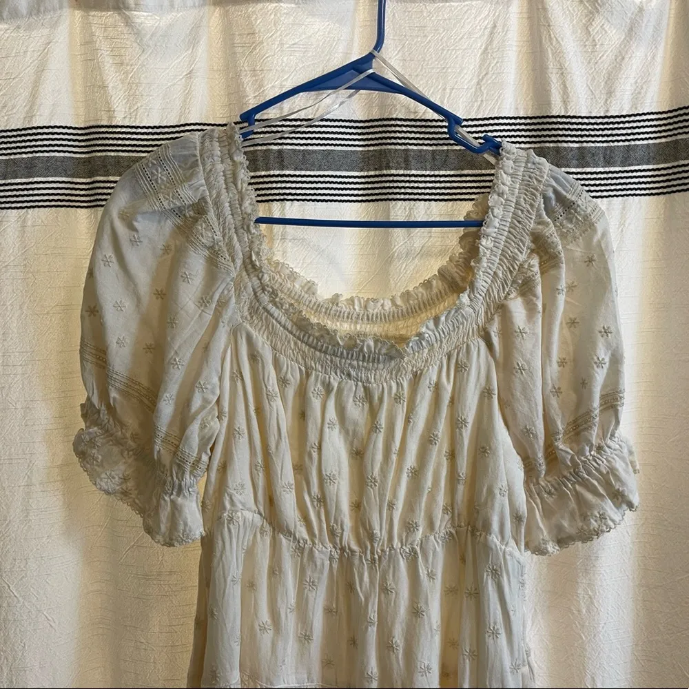 cream colored mini dress - Image 4