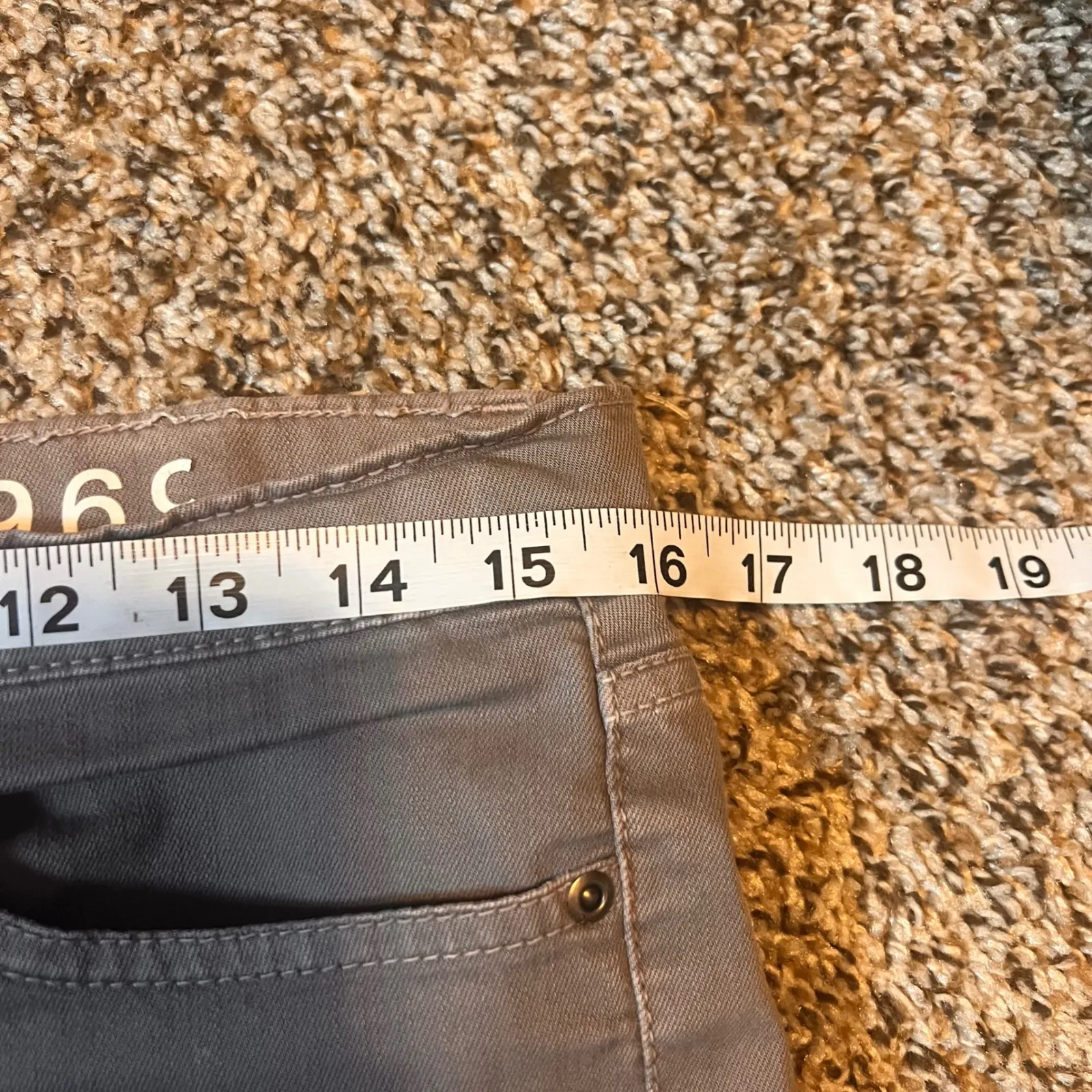 Gap‎ 1969C Legging Jeans Women's Brown Zipper Ankle Crop Casual Pants - Image 5