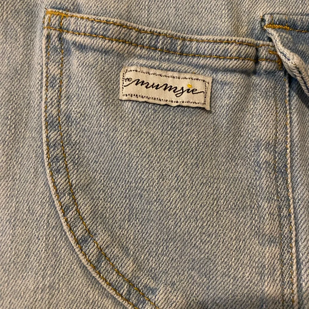 Mumsie Denim Overalls Blue Size XS - Image 3