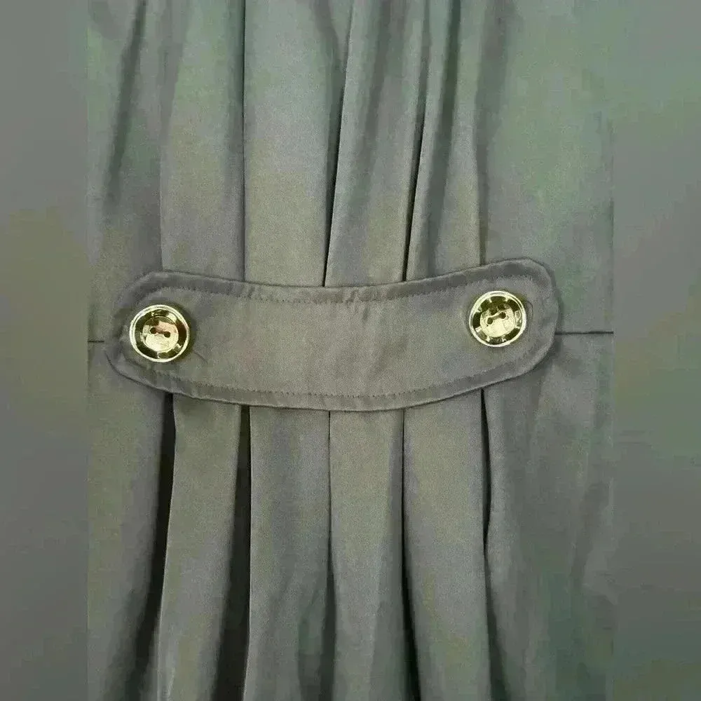 Navy Blue Trench Coat (R17) - Image 6