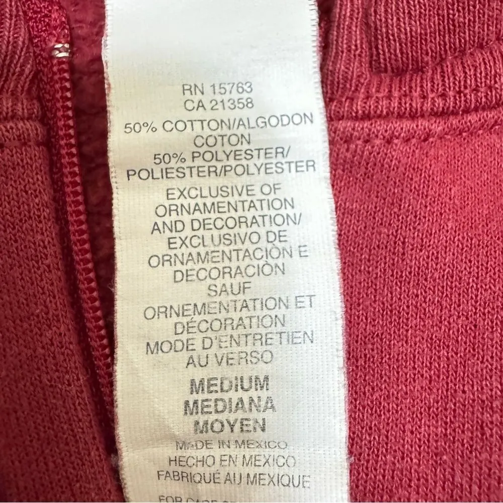 Vintage Fall Sweatshirt‎ sunflower bird Grandma core Medium Red - Image 6