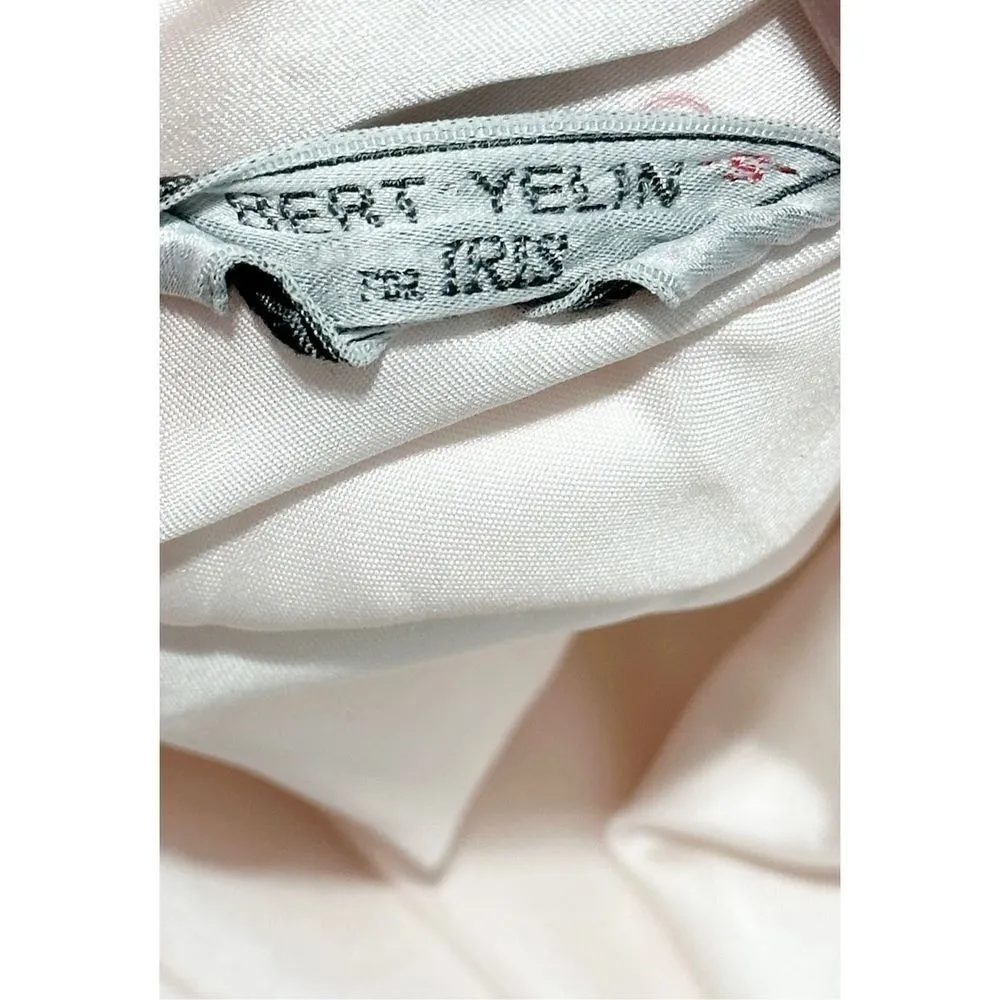 Bert Yelin For Iris Vintage Long Sleeve Collar Sleeping Robe Pink ILGWU Small - Image 2