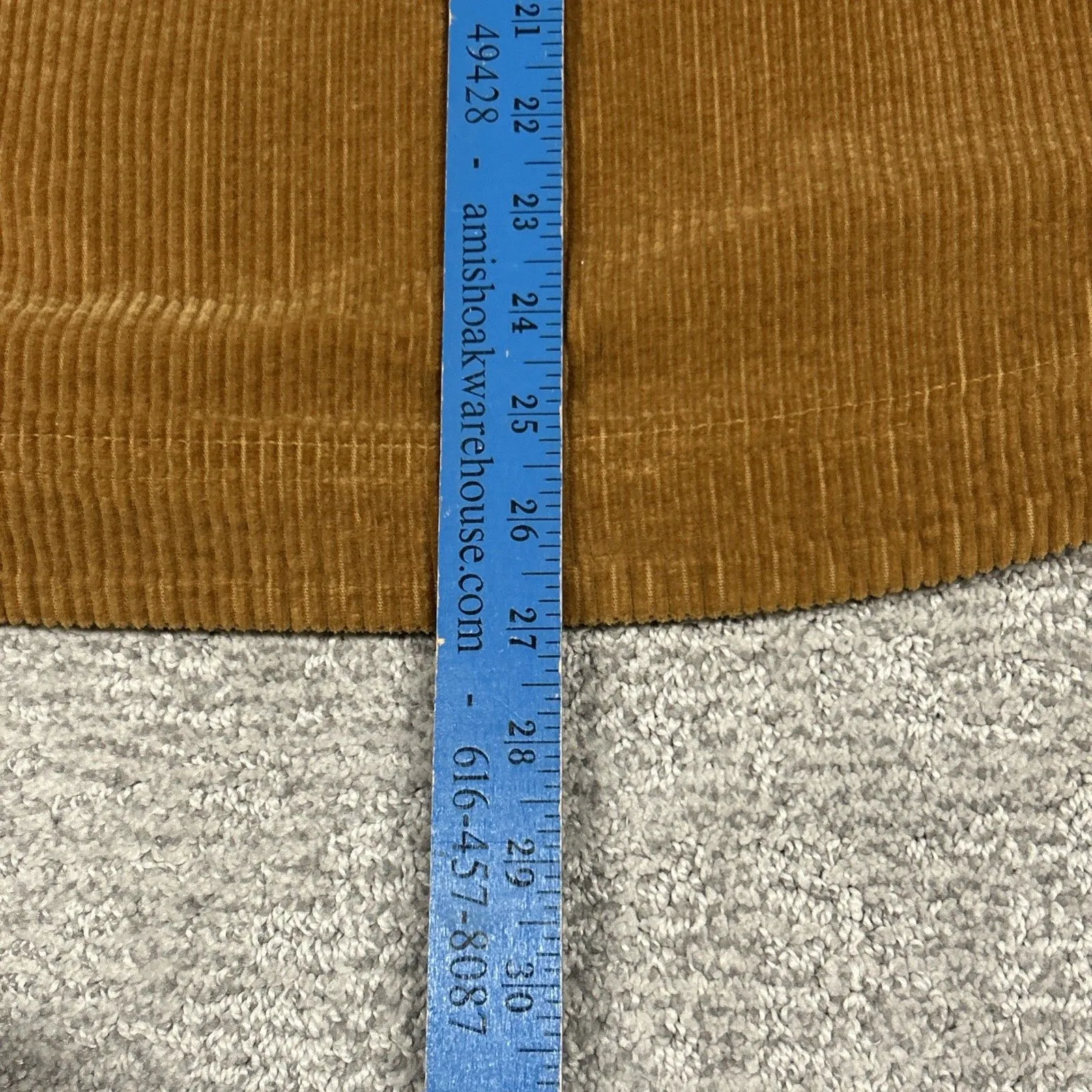 LL Bean Jacket Womens Medium Brown Zip Hoodie Corduroy Pockets Gorpcore - Image 9