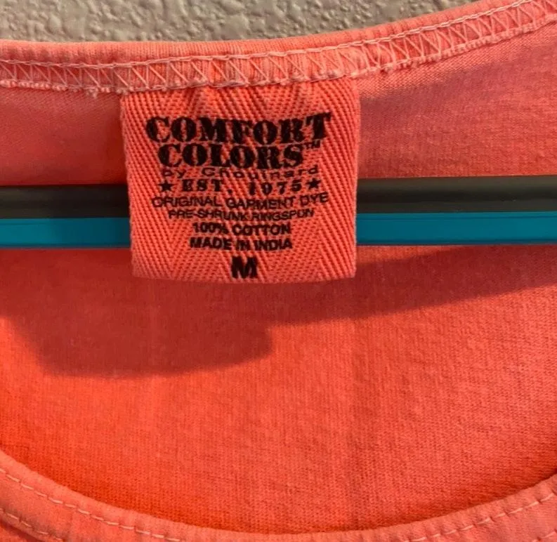 Comfort Colors Orange “Hangout” Tank - Image 3