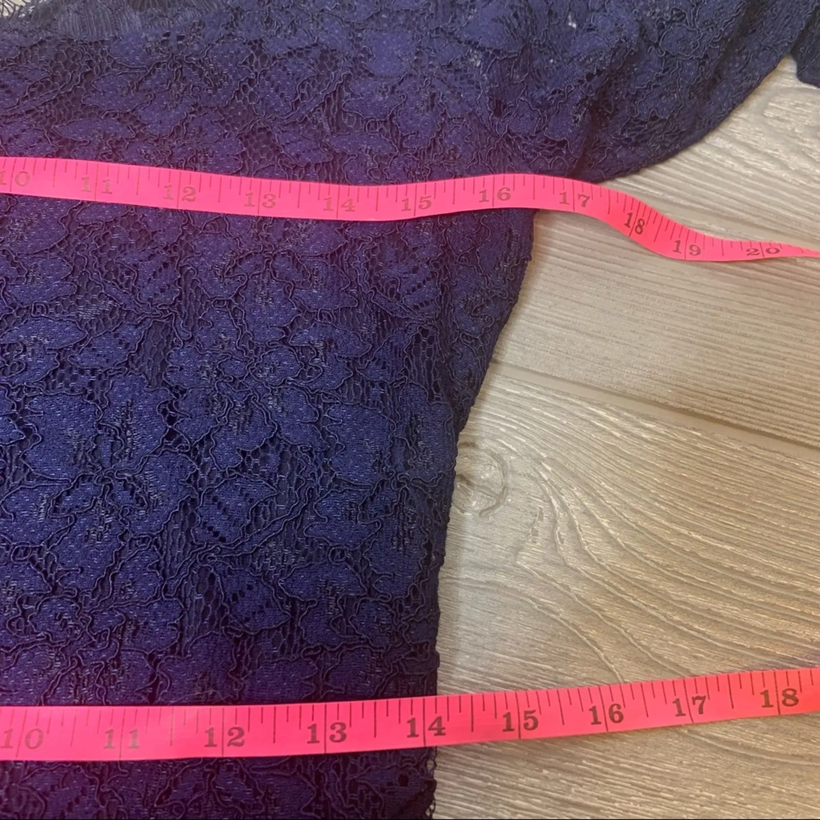 Diane Von Furstenberg Zarita lace dress navy blue sz 6 - Image 6