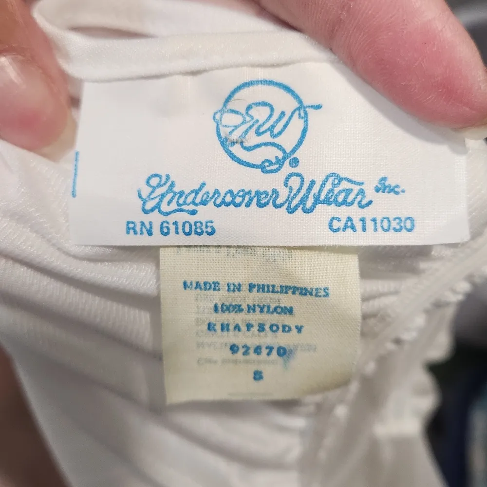 Vintage Undercover Wear lvory Maxi Lightweight Bridal Sexy Nightgown Size S - Image 13