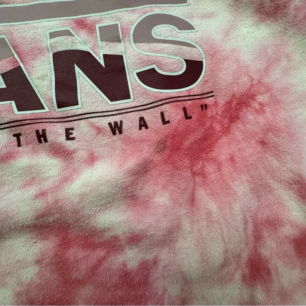 pink and white tie dye sweatshirt, size S - Image 12
