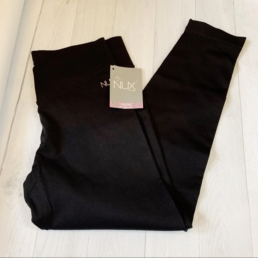 NUX Aria Seamless Leggings Black Size Medium | Light Compression NWT - Image 5