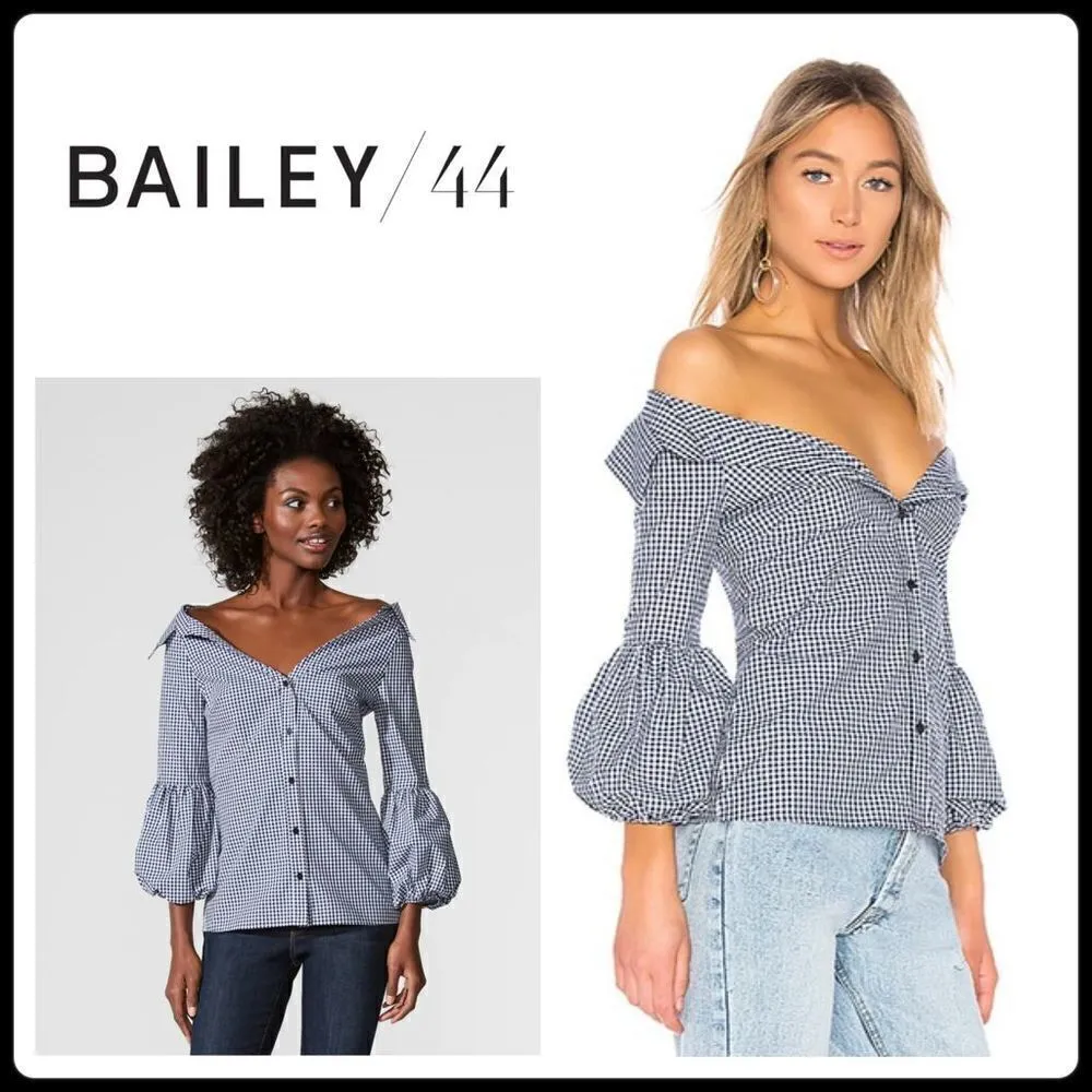 New. BAILEY 44 Gingham top. - Image 2