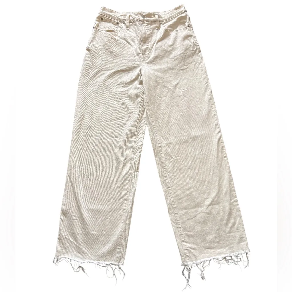 Madewell Perfect Vintage Wide Leg Crop Jean in Vintage Canvas Size 30 Tall - Image 3