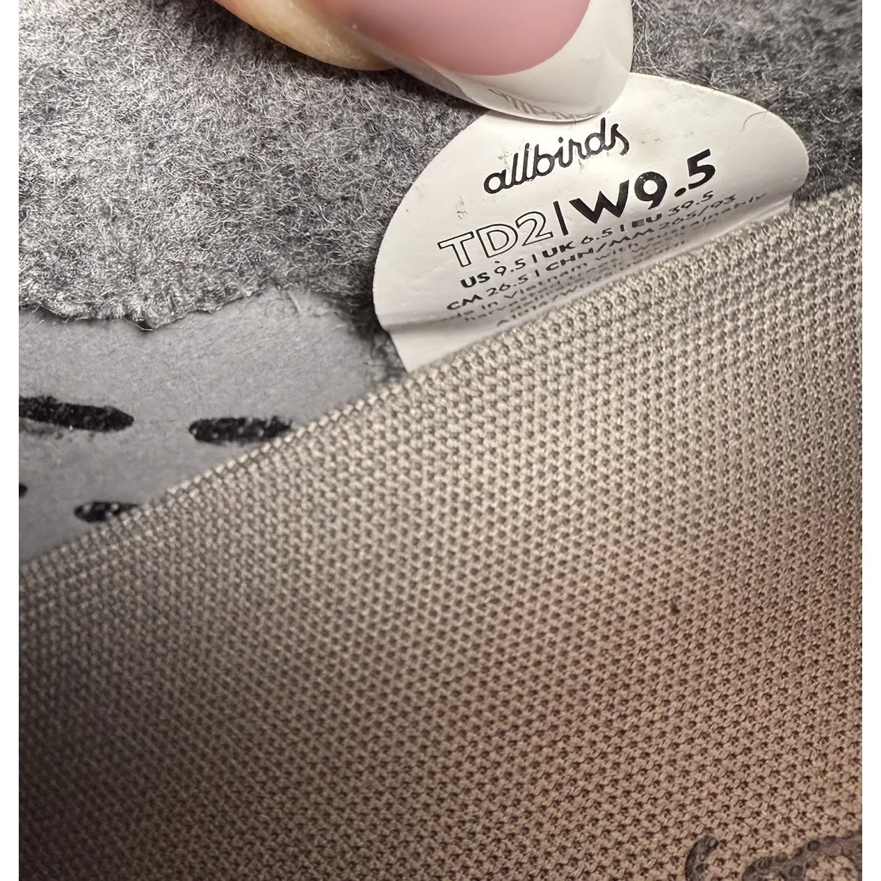 Allbirds Tree Dasher‎ 2 Knit Running Shoe Breathable Gray Women's 9.5 - Image 12