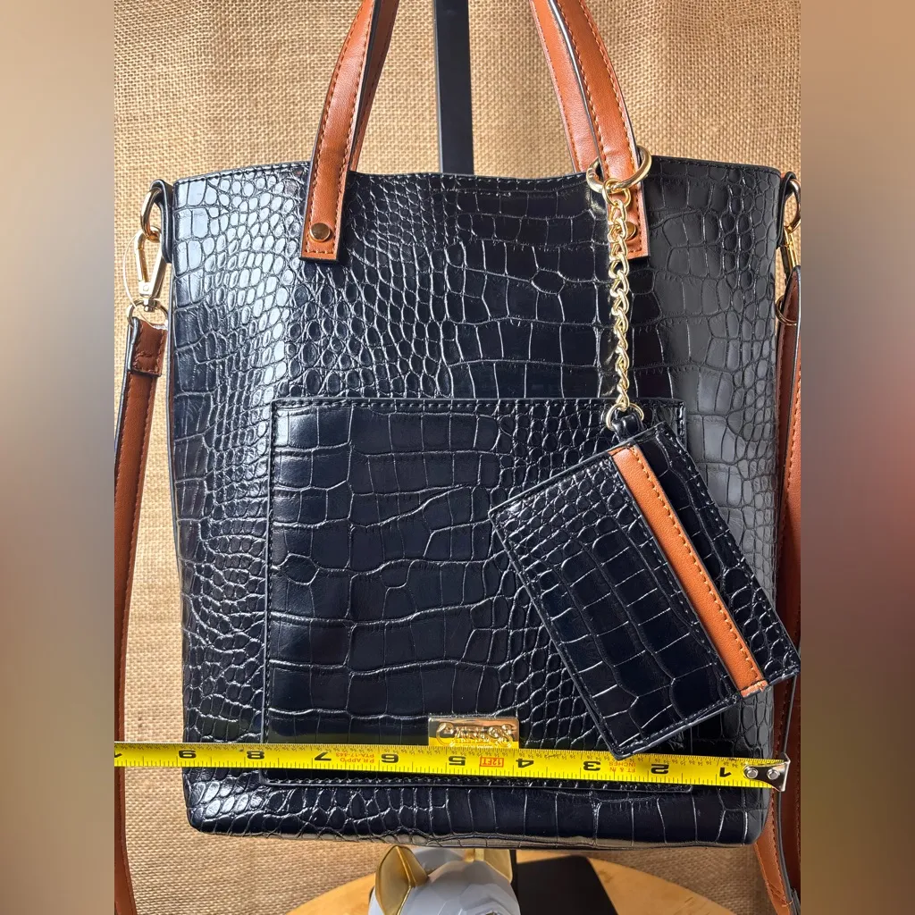 Carlos by Carlos Santana Black and Brown Croc - Image 12