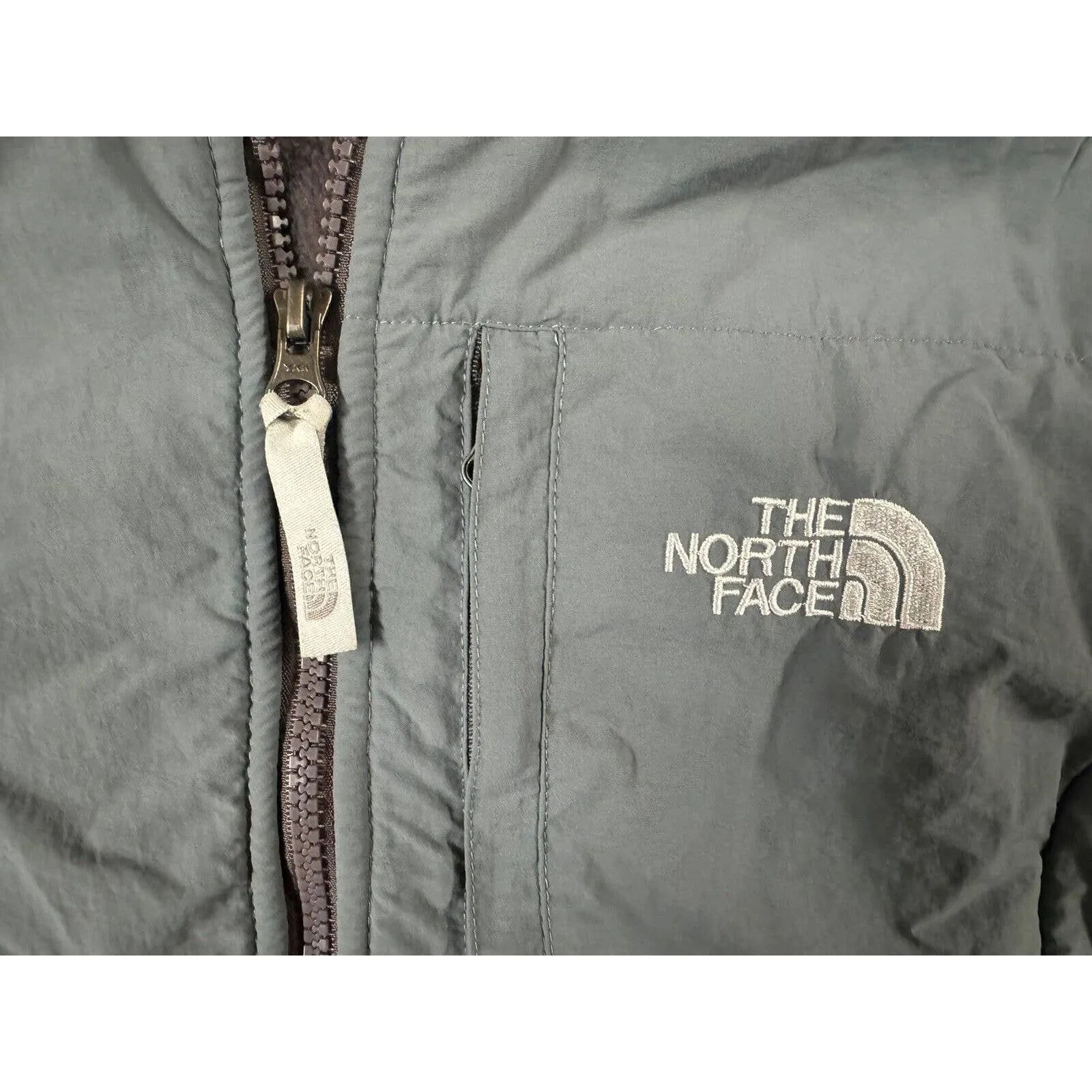 Women's Stone/grey NORTHFACE DENALI ZIP‎ UP JACKET SIZE SMALL - Image 2