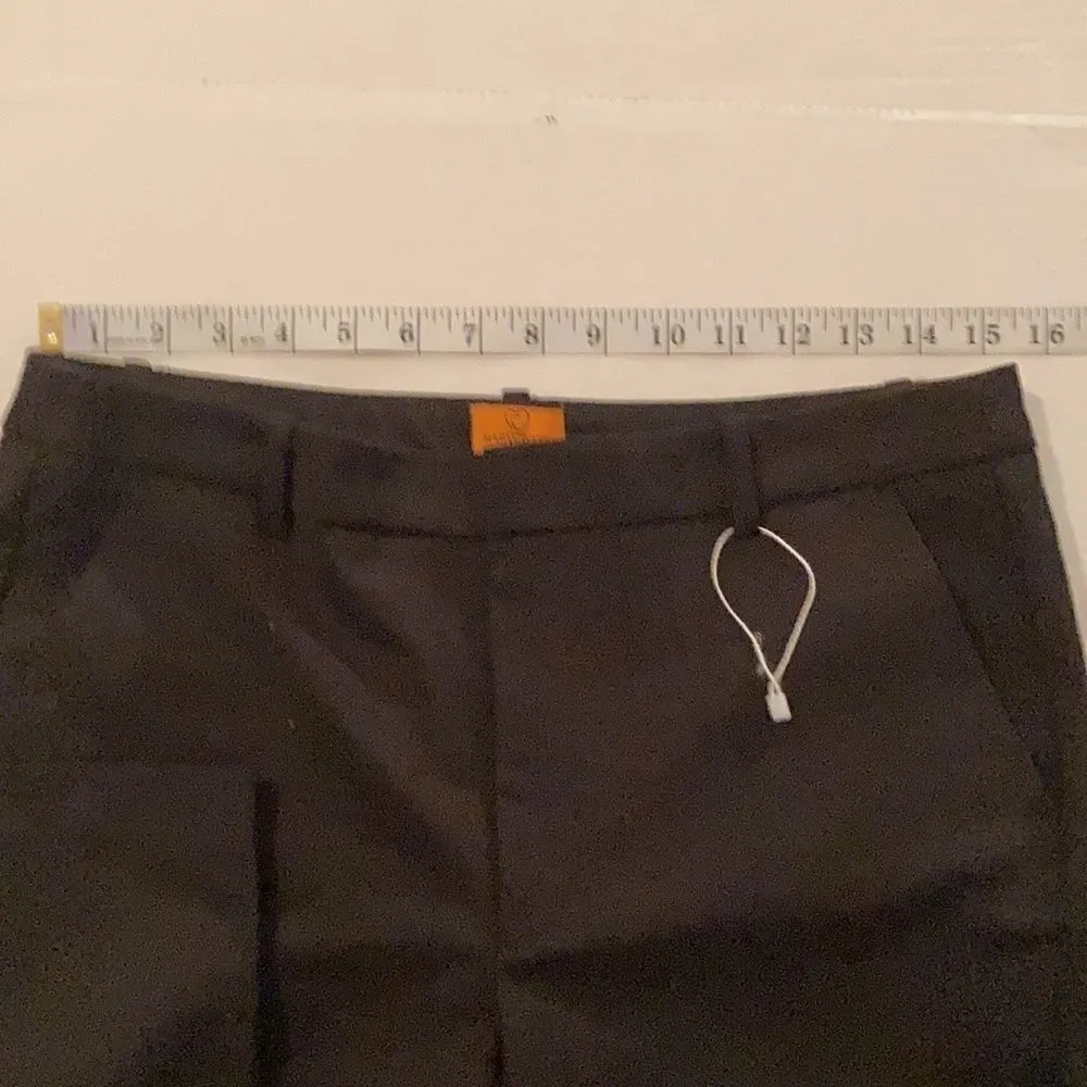 MaryCrafts Khaki pants Women’s ‎ Medium Petite Black New Without Tags Size undefined - Image 3