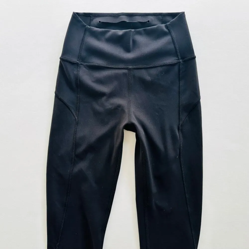 Lululemon In Movement 7/8 Tight *Everlux 25" Black Size 2 Gym Run #W5ANXS - Image 2