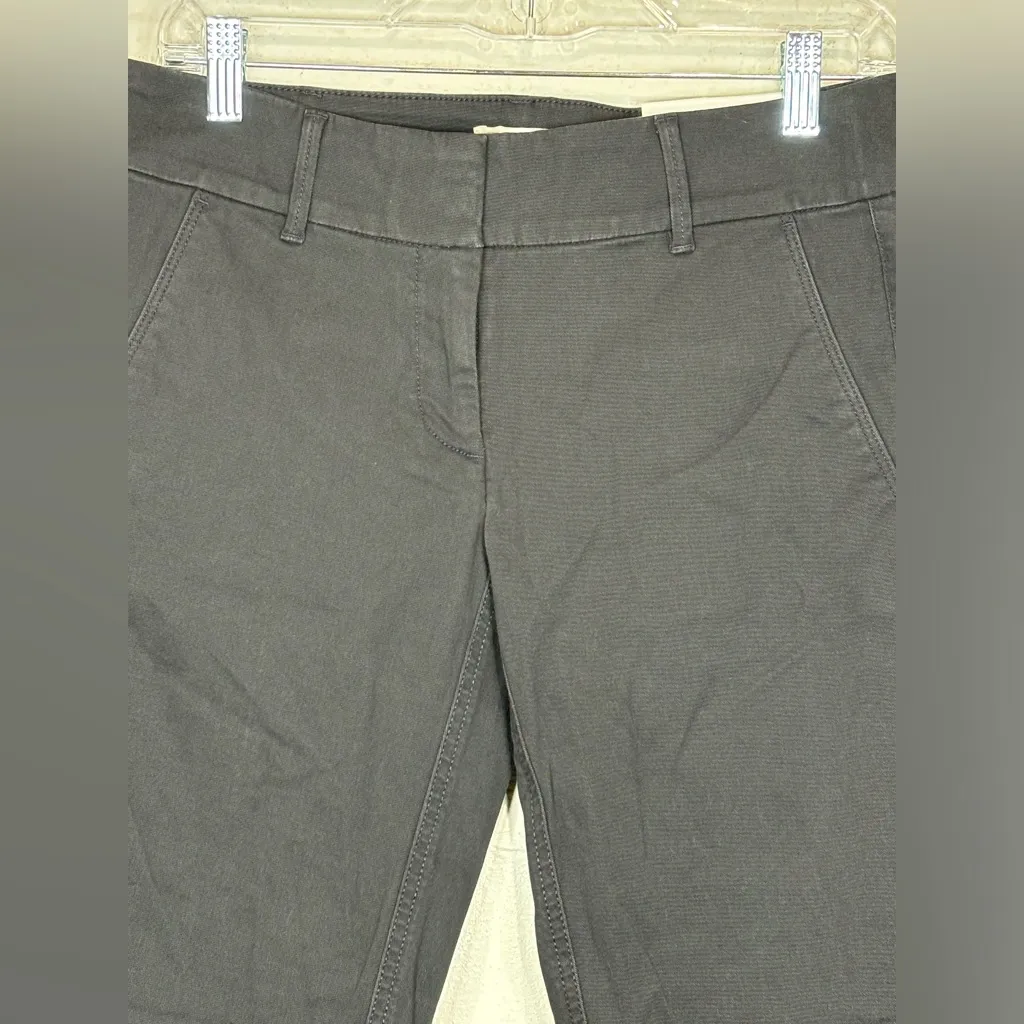 NWT Loft Outlet Classic Black Bermuda Roll Shorts Size 2 - Image 2