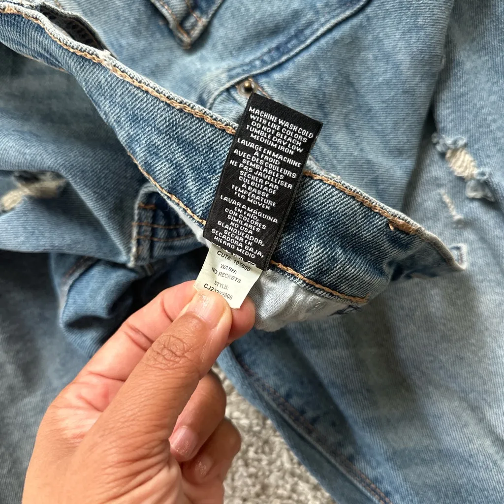 Altar’d state Distressed Blue Jeans - Image 7