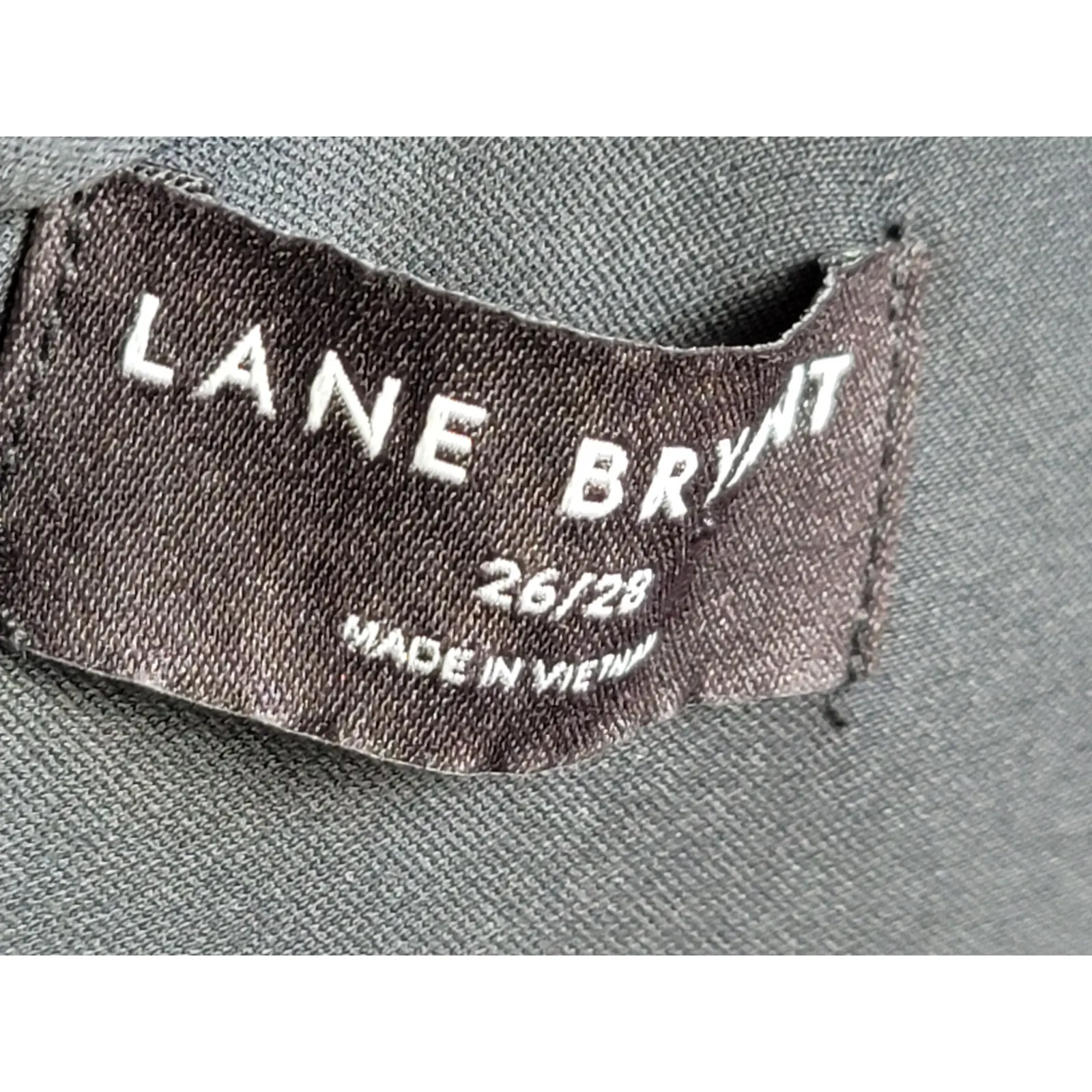 Lane Bryant Jumpsuit Women Size 26/28 Brown Metallic Wide Leg Long Sleeve Belted - Image 9