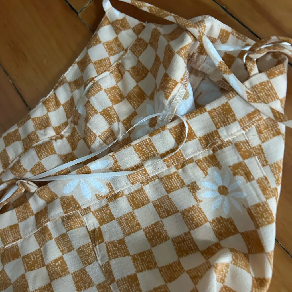 Urban Outfitters Lumi Dress Orange small - Image 4