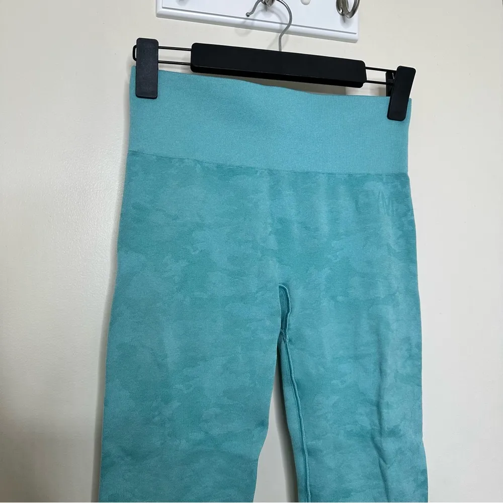 Gymshark Adapt Camo Leggings in Aqua Blue - Image 4