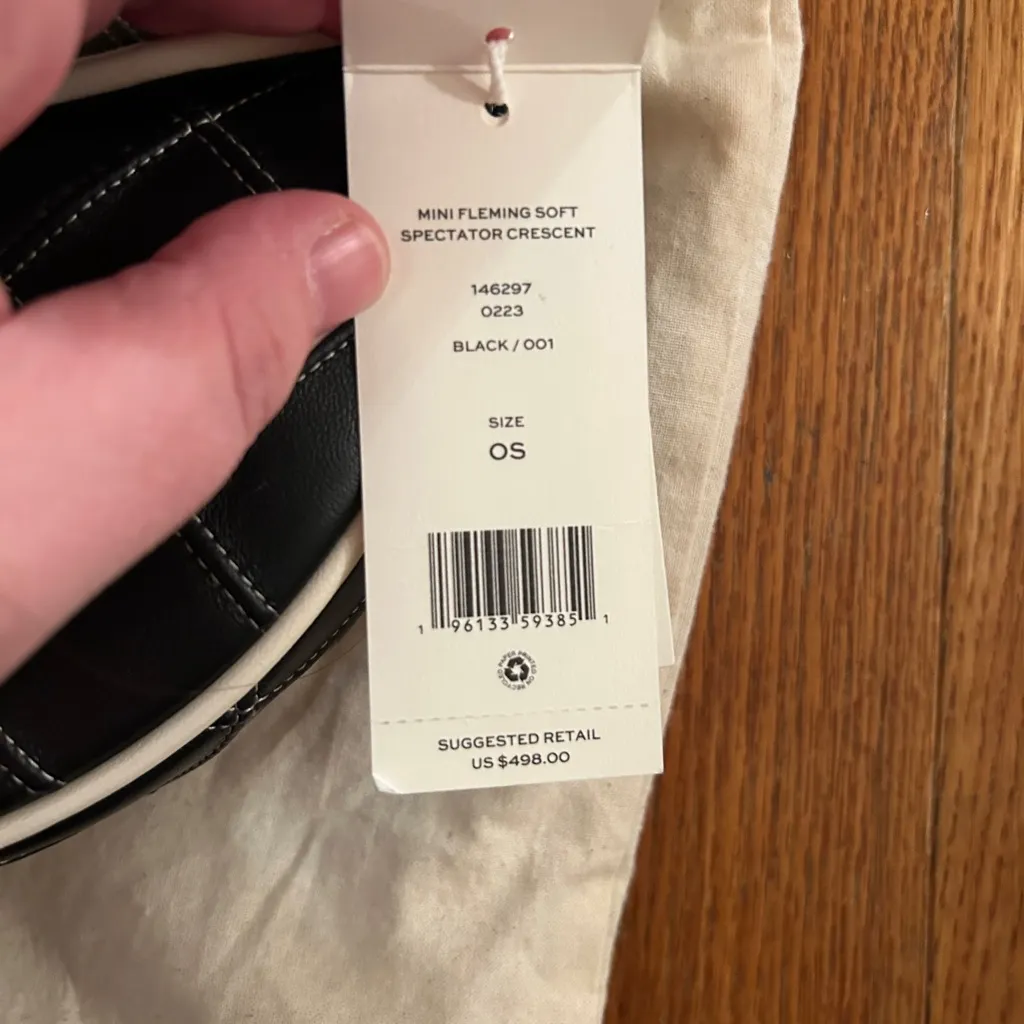 Tory Burch  Mini Fleming Spectator  Crescent - NWT - Image 4