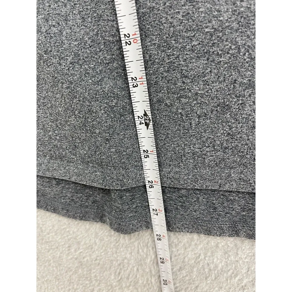 Nike Women's Athletic Shirt Long Sleeve Gray Thumb holes Size Small Mock Neck - Image 8