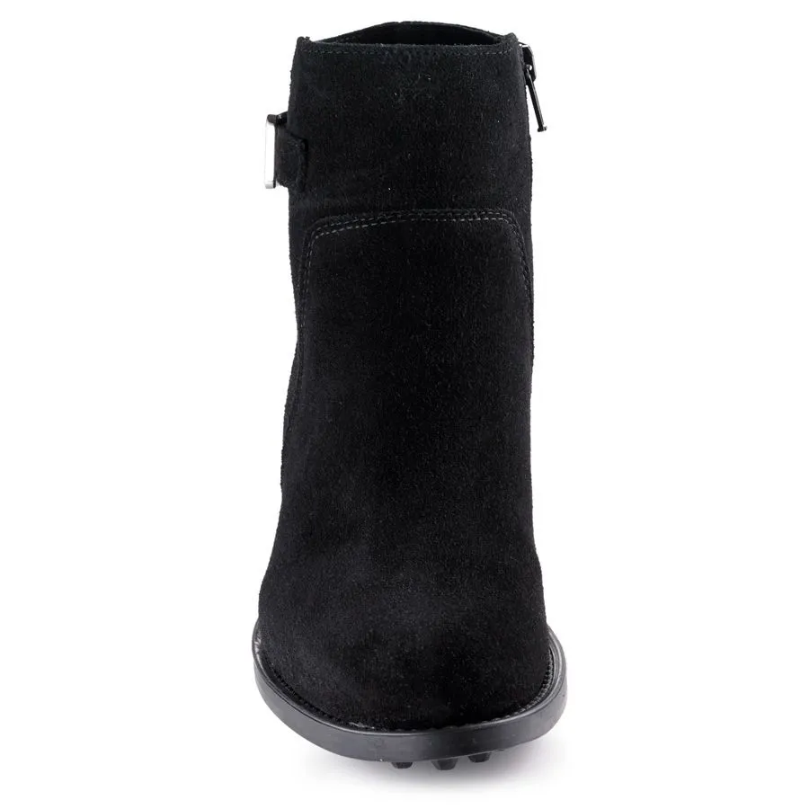 La CANADIENNE Black Suede Boot Size 8 - Image 4
