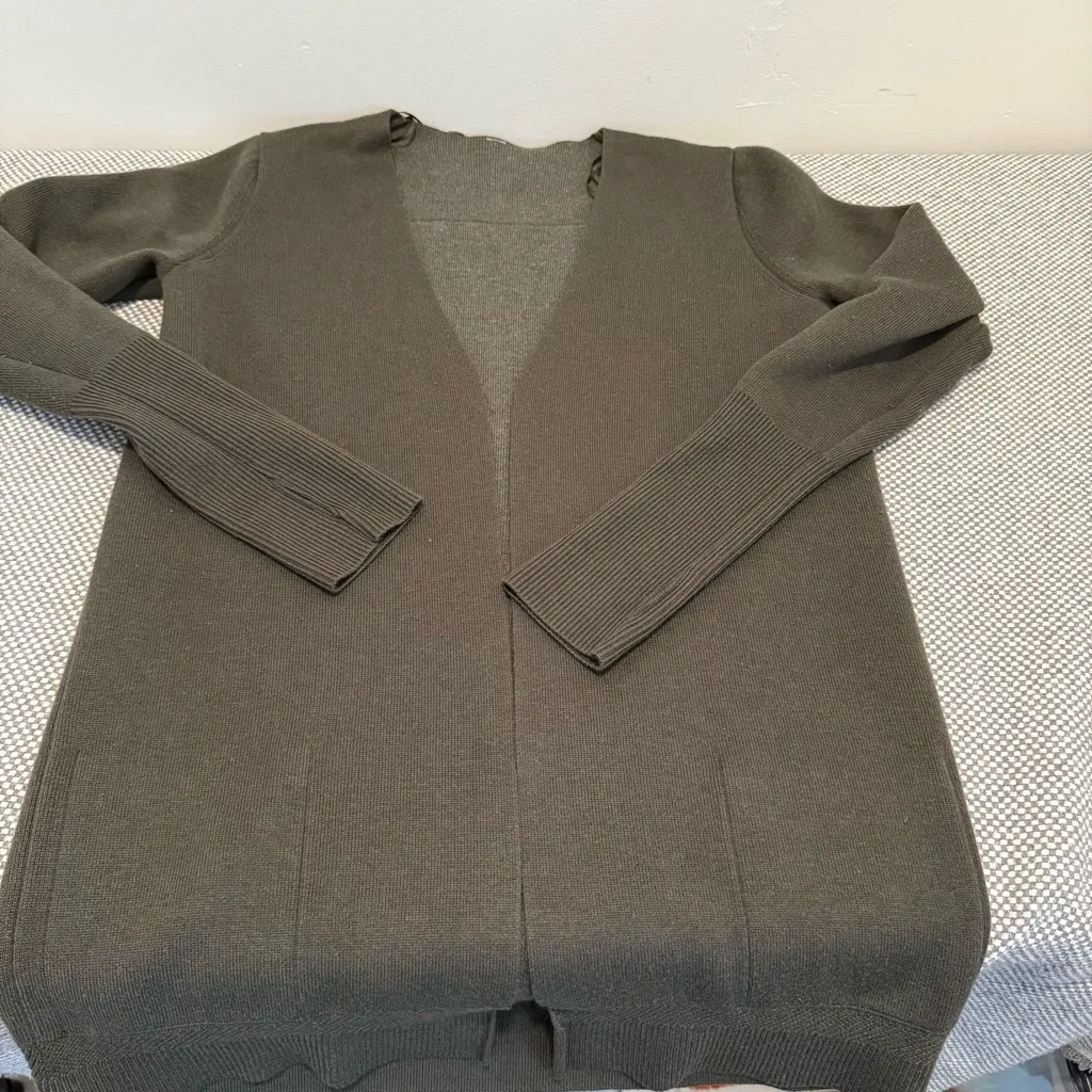 Lululemon City Street Cardigan Camo Green - Image 6
