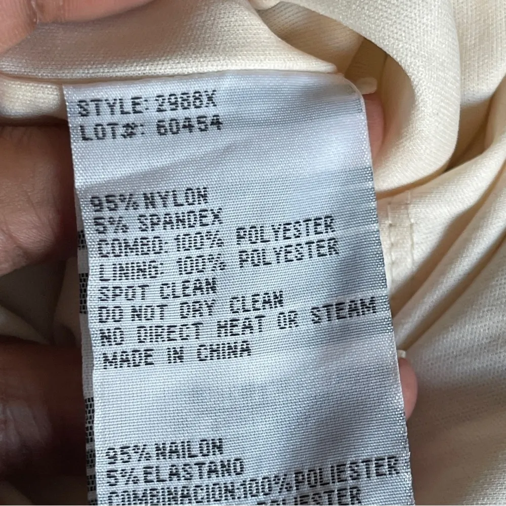 XSCAPE | Gold Metallic Sequin One Shoulder Body Con Cocktail Dress Sz 6 - Image 9