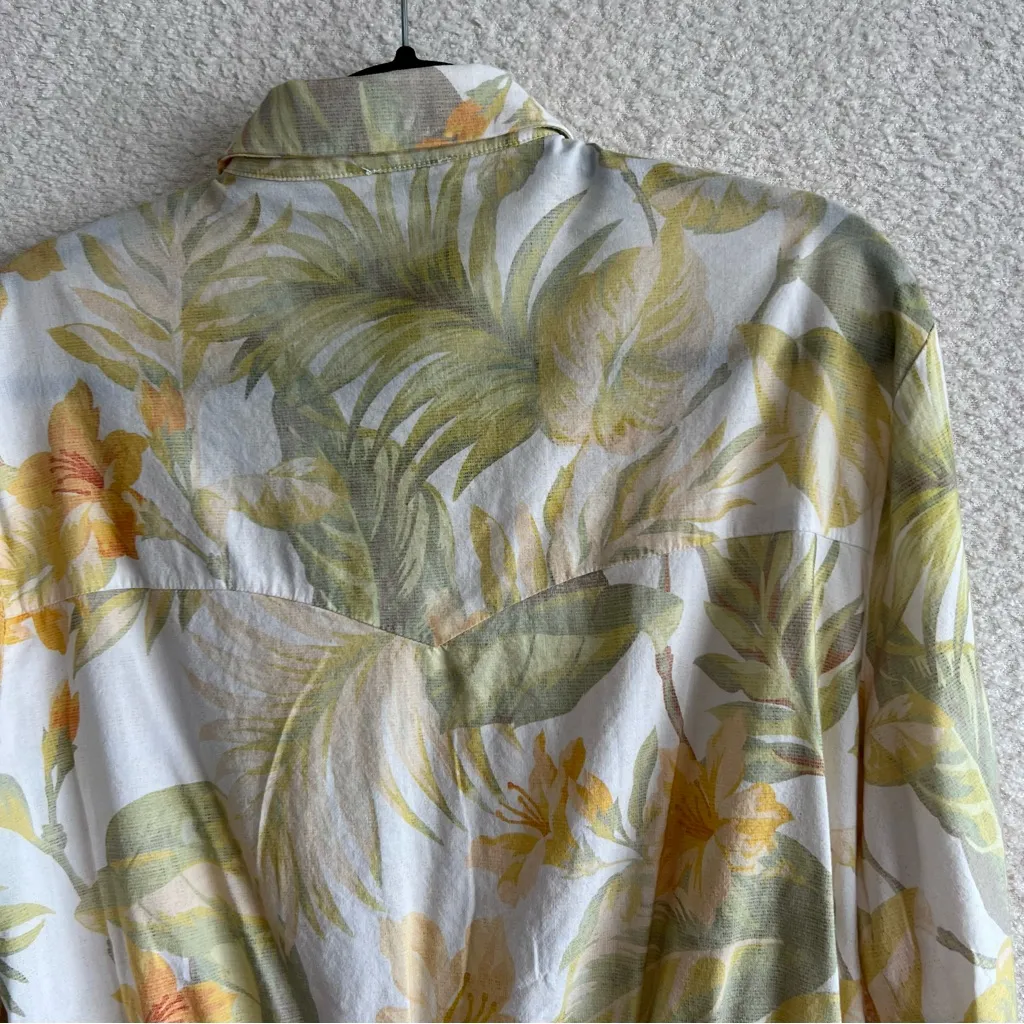 Le Salty Label NWOT Women’s Jerry White‎ Citrus Floral Romper Size Small White - Image 14