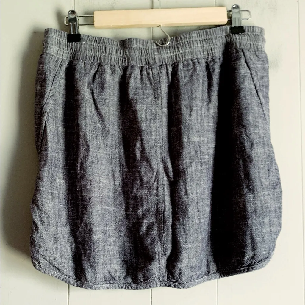 Royalty for Me LA Linen Pull on Casual Skort Size L - Image 2