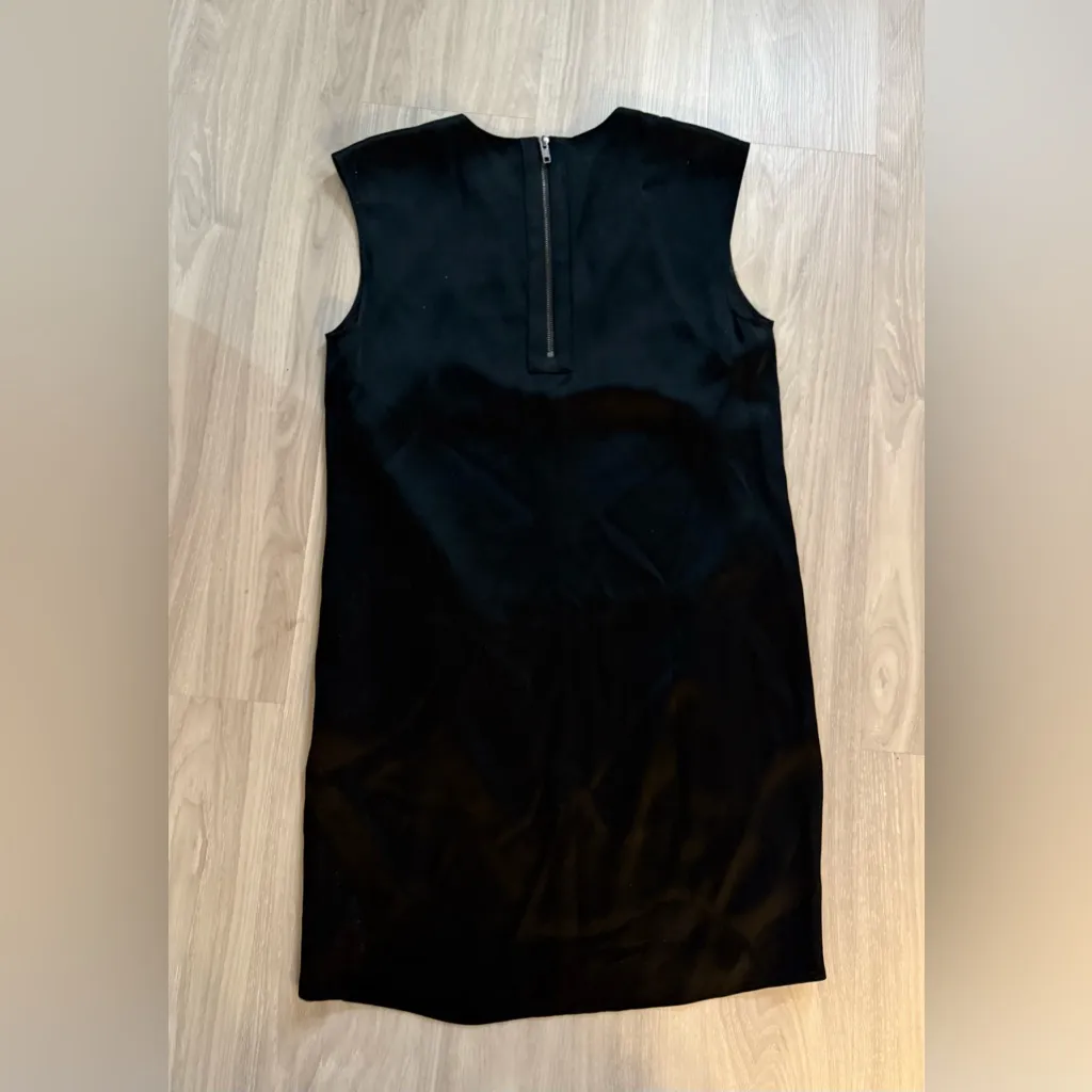 Helmut Lang Black Textured Mini Dress - Image 6