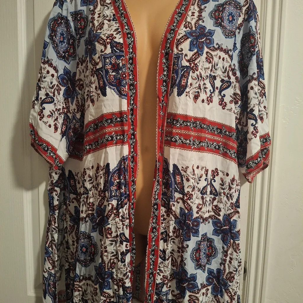 Maurices 2X  Floral Kimono NWOT - Image 6