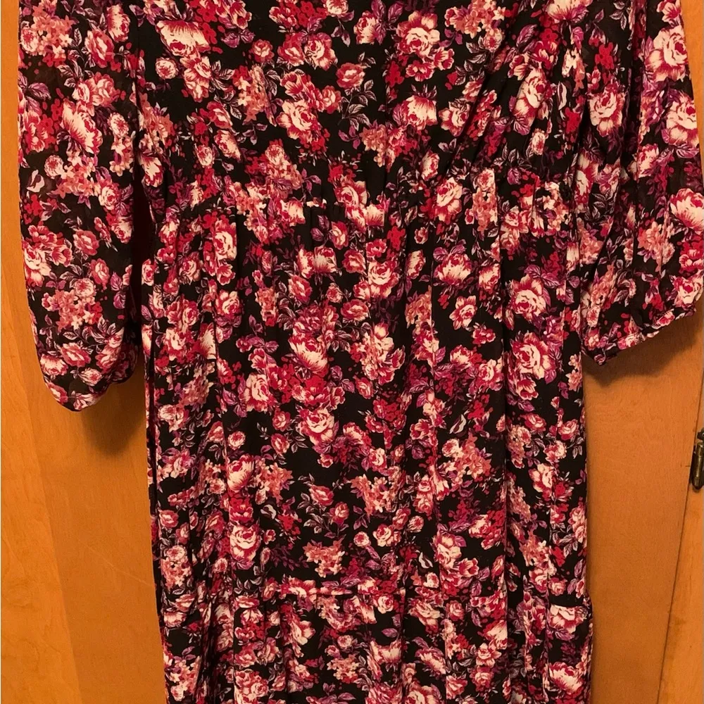 Ava & Viv Medium Floral Maternity Tie
waist dress SzM - Image 5