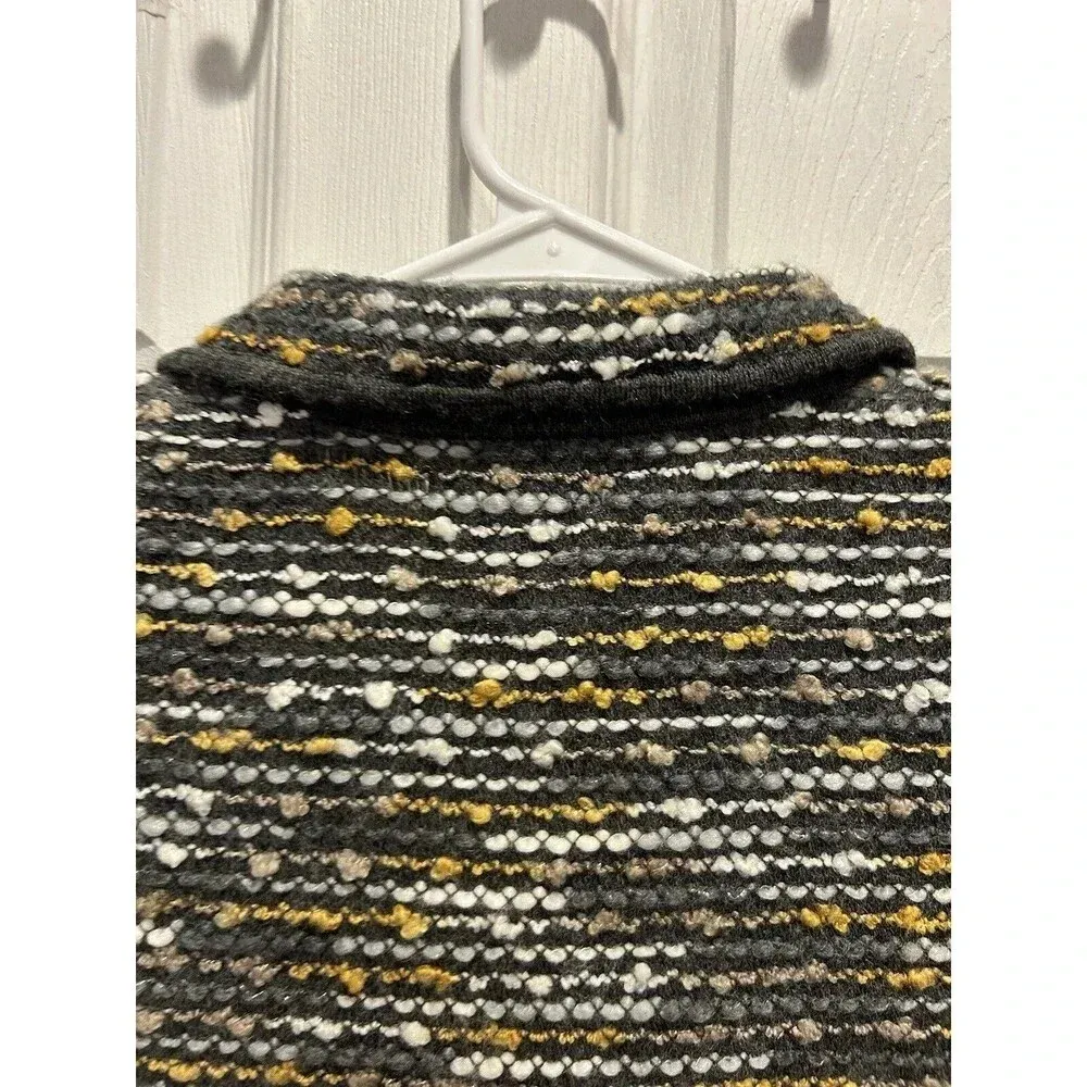 Laura Ashley Women’s Cardigan Jacket‎ Sweater Long Sleeve Wool Blend Large Yellow - Image 7